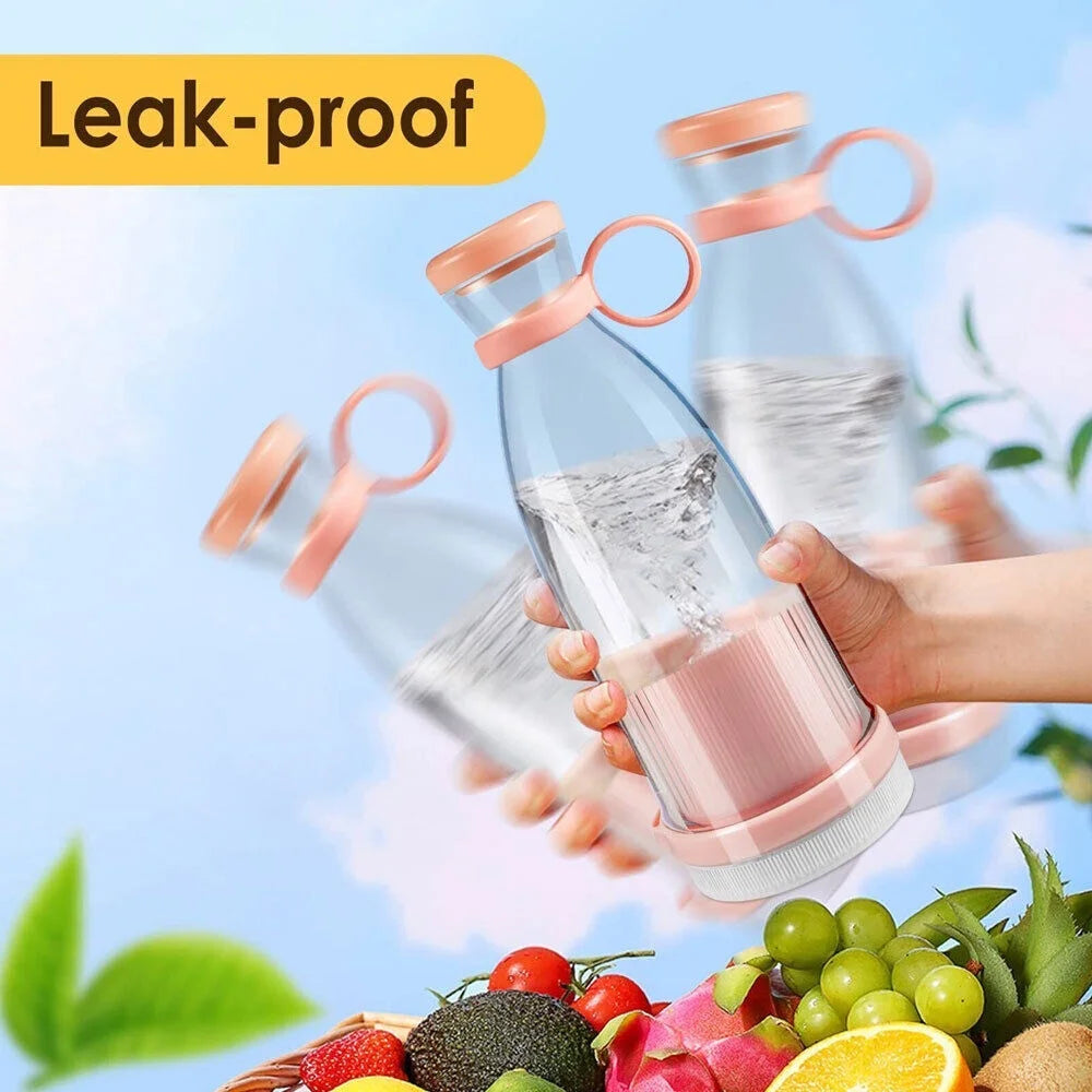 Portable Blender 1200 Mah 420 Ml Battery Powered Blender, White