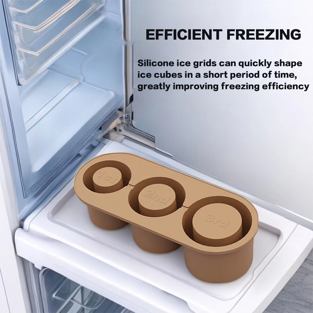 Create Perfect Ice with Our Versatile Silicone Ice Cube Molds – Ideal for 30/40 Oz Tumbler Cups!
