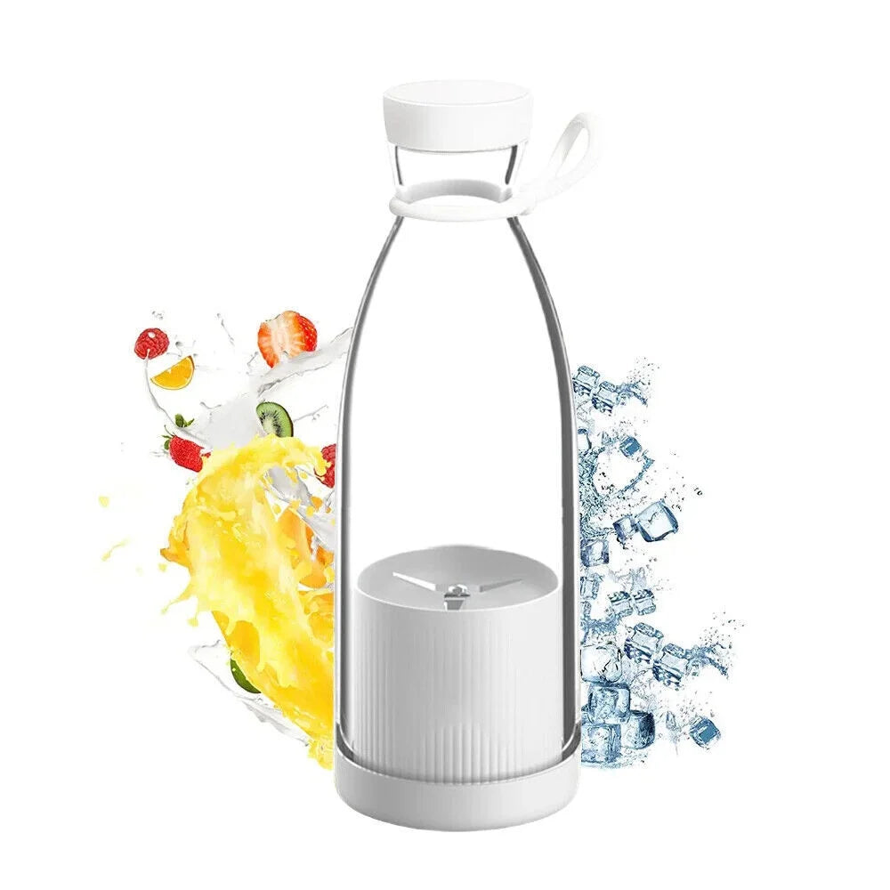 Portable Blender 1200 Mah 420 Ml Battery Powered Blender, White